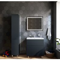  AM.PM Тумба под умывальник Gem 75 M90FSX07522GM32 (2 ящика, графит) - Превью изображения №8 — Интернет-магазин Time-Shop