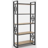 Hype Mebel Квадро 50x170 (черный/древесина белая)