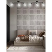 Припотолочная люстра Aitin Pro НПБ 02-3x40-102 1434/3 (черный/хром) - Превью изображения №5 — Интернет-магазин Time-Shop