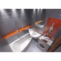 Ванна 1Марка Piccolo 150x75L (с каркасом) - Превью изображения №3 — Интернет-магазин Time-Shop