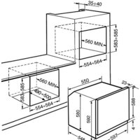 Электрический духовой шкаф Smeg SF6905X1 - Превью изображения №2 — Интернет-магазин Time-Shop
