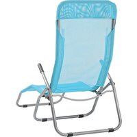 Шезлонг Sundays ZC-CL005-1 (голубой) - Превью изображения №3 — Интернет-магазин Time-Shop