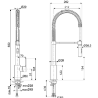 Смеситель Smeg MID5CR - Превью изображения №2 — Интернет-магазин Time-Shop
