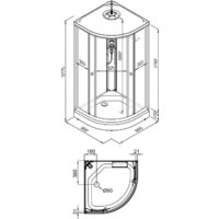 Душевая кабина Triton Ультра А 90х90 - Превью изображения №11 — Интернет-магазин Time-Shop