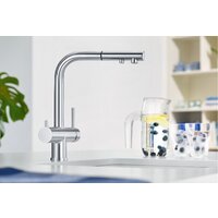 Смеситель Blanco Fontas-S II 525199 (нержавеющая сталь) - Превью изображения №2 — Интернет-магазин Time-Shop