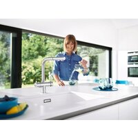 Смеситель Blanco Fontas-S II 525199 (нержавеющая сталь) - Превью изображения №5 — Интернет-магазин Time-Shop