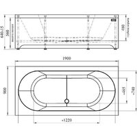 Ванна Radomir Вальс 190x90 1-01-0-0-1-194 - Превью изображения №7 — Интернет-магазин Time-Shop