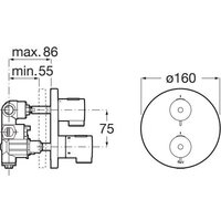 Смеситель Roca T500 Chrom A5A2K18C00 - Превью изображения №2 — Интернет-магазин Time-Shop