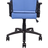 Игровое (геймерское) кресло Thermaltake V Comfort (синий/белый) - Превью изображения №4 — Интернет-магазин Time-Shop