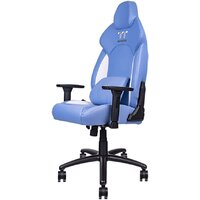Игровое (геймерское) кресло Thermaltake V Comfort (синий/белый) - Превью изображения №2 — Интернет-магазин Time-Shop