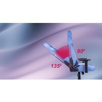 Игровое (геймерское) кресло Thermaltake V Comfort (синий/белый) - Превью изображения №14 — Интернет-магазин Time-Shop