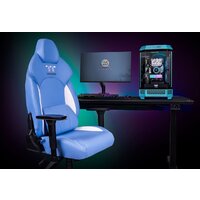 Игровое (геймерское) кресло Thermaltake V Comfort (синий/белый) - Превью изображения №16 — Интернет-магазин Time-Shop