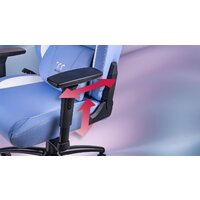 Игровое (геймерское) кресло Thermaltake V Comfort (синий/белый) - Превью изображения №19 — Интернет-магазин Time-Shop