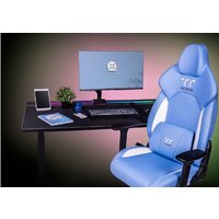 Игровое (геймерское) кресло Thermaltake V Comfort (синий/белый) - Превью изображения №17 — Интернет-магазин Time-Shop