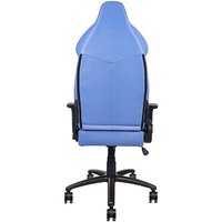 Игровое (геймерское) кресло Thermaltake V Comfort (синий/белый) - Превью изображения №5 — Интернет-магазин Time-Shop