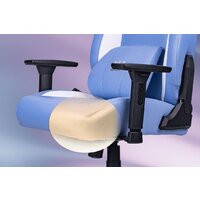 Игровое (геймерское) кресло Thermaltake V Comfort (синий/белый) - Превью изображения №18 — Интернет-магазин Time-Shop