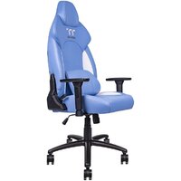 Игровое (геймерское) кресло Thermaltake V Comfort (синий/белый) - Превью изображения №3 — Интернет-магазин Time-Shop