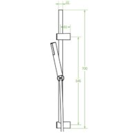 Душевой гарнитур  Laveo Pretto NLP 01A2 - Превью изображения №3 — Интернет-магазин Time-Shop
