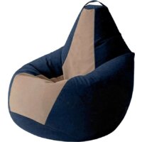 Kreslomeshki Груша Kombo XXXL GKV-145x100-TSH (темно-синий/шоколад)