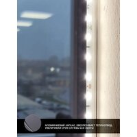Зеркало с подсветкой  EMZE 45x77 LED.UV.45.77.CHE (черный с УФ-окантовкой и подсветкой) - Превью изображения №6 — Интернет-магазин Time-Shop