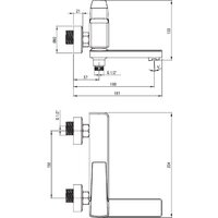 Смеситель Deante Blur Titanium BQL-D12M (титан) - Превью изображения №7 — Интернет-магазин Time-Shop