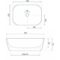 Умывальник Rea Belinda Mini U3321 - Превью изображения №6 — Интернет-магазин Time-Shop