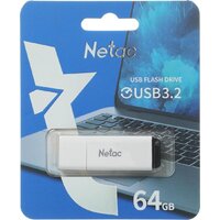 USB Flash Netac U185 USB3.2 64GB NT03U185N-064G-32WH - Превью изображения №5 — Интернет-магазин Time-Shop