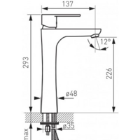 Смеситель Ferro Algeo BAG2LBL - Превью изображения №2 — Интернет-магазин Time-Shop