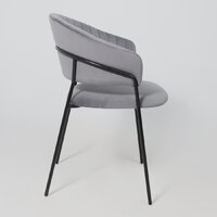 Стул с подлокотниками Алвест AV 433 (темно-серый бархат H-15/черный) - Превью изображения №9 — Интернет-магазин Time-Shop