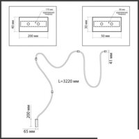 Припотолочная люстра Odeon Light Corda 4397/30CL - Превью изображения №2 — Интернет-магазин Time-Shop