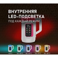 Электрический чайник Weissgauff WK 1520 Dw Touch BodyCool - Превью изображения №27 — Интернет-магазин Time-Shop
