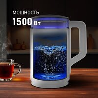 Электрический чайник Weissgauff WK 1520 Dw Touch BodyCool - Превью изображения №11 — Интернет-магазин Time-Shop