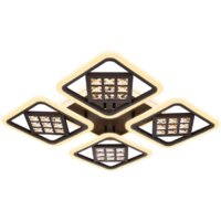 Припотолочная люстра Ambrella light FA287/4 CF/TI (кофе/янтарь) - Превью изображения №3 — Интернет-магазин Time-Shop