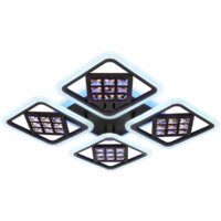 Припотолочная люстра Ambrella light FA287/4 CF/TI (кофе/янтарь) - Превью изображения №4 — Интернет-магазин Time-Shop