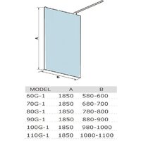 Душевая стенка WeltWasser WW400 70G-1 - Превью изображения №7 — Интернет-магазин Time-Shop
