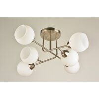 Припотолочная люстра Mirastyle BL-15076/6 SN - Превью изображения №2 — Интернет-магазин Time-Shop