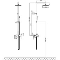 Душевая система  Milacio Ultra 151 MCU.151.MB - Превью изображения №11 — Интернет-магазин Time-Shop