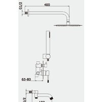 Душевая система  Vieir V403564 - Превью изображения №2 — Интернет-магазин Time-Shop