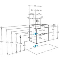  Акватон Тумба с умывальником Оливия 55 1A2542K0OL010 - Превью изображения №6 — Интернет-магазин Time-Shop