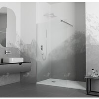 Душевая стенка RGW WA-001 351000108-11 80 (хром/прозрачное стекло) - Превью изображения №1 — Интернет-магазин Time-Shop