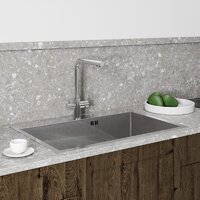 Кухонная мойка Floracio Steel F.7551.SSD - Превью изображения №2 — Интернет-магазин Time-Shop