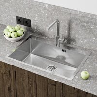 Кухонная мойка Floracio Steel F.7551.SSD - Превью изображения №3 — Интернет-магазин Time-Shop