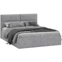 Трия Глосс универсальный тип 1 160x200 (микровелюр Wellmart Silver)