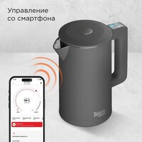 Электрический чайник Redmond (Редмонд) SkyKettle KM231S (серый) - Превью изображения №2 — Интернет-магазин Time-Shop