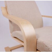 Интерьерное кресло AksHome Relax (ткань, бежевый) - Превью изображения №8 — Интернет-магазин Time-Shop