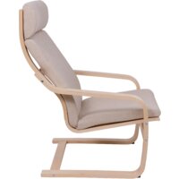 Интерьерное кресло AksHome Relax (ткань, бежевый) - Превью изображения №3 — Интернет-магазин Time-Shop