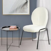 Стул Mio Tesoro Фиджи DC-237 (белый/черный) - Превью изображения №5 — Интернет-магазин Time-Shop