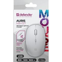 Мышь Defender Auris MB-027 (белый) - Превью изображения №6 — Интернет-магазин Time-Shop