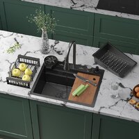 Roxen Stage Plus 560250-60-BS многофункциональная 8 в 1 (60*48/текстурный графит)