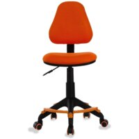 Компьютерное кресло Бюрократ KD-4-F/TW-96-1 (оранжевый) - Превью изображения №2 — Интернет-магазин Time-Shop